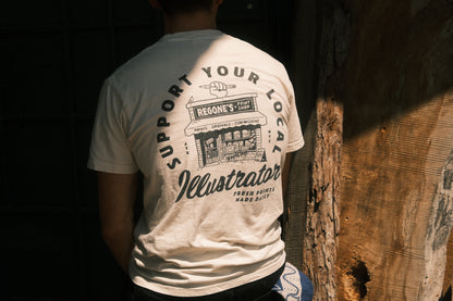 Support Your Local Illustrator Pocket T