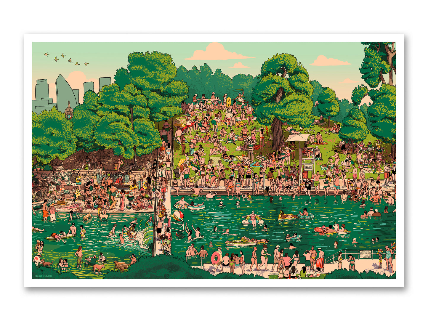 Barton Springs Print (signed)