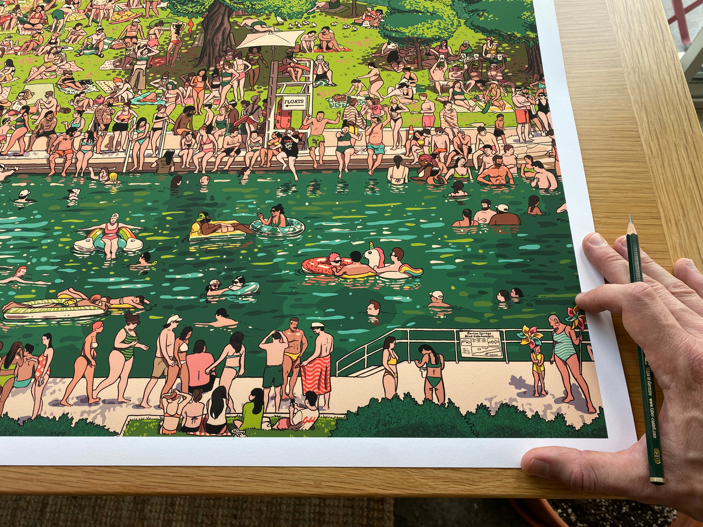 Barton Springs Print (signed)