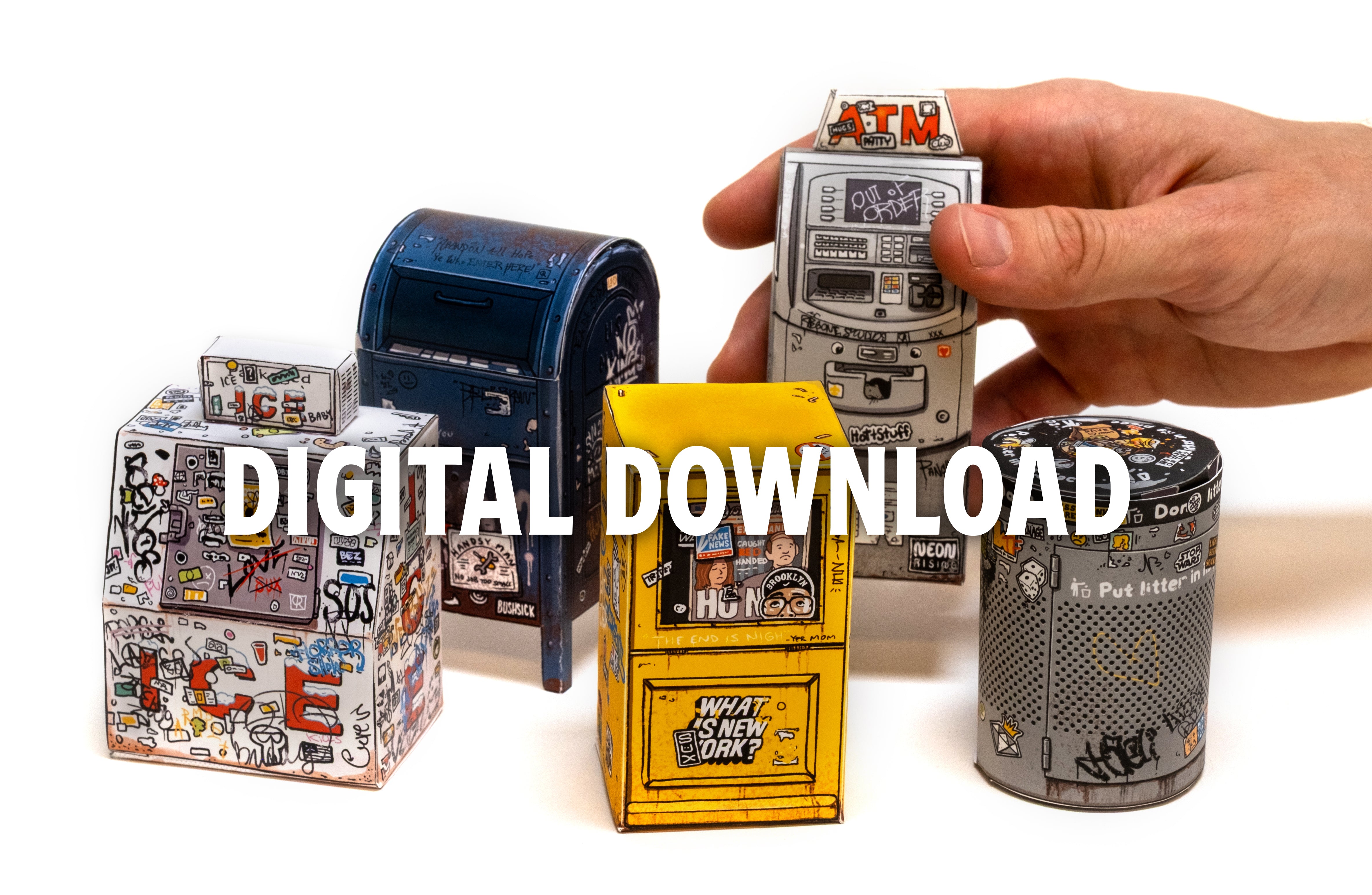 Foldables: New York Street Collection DIGITAL DOWNLOAD – Regone