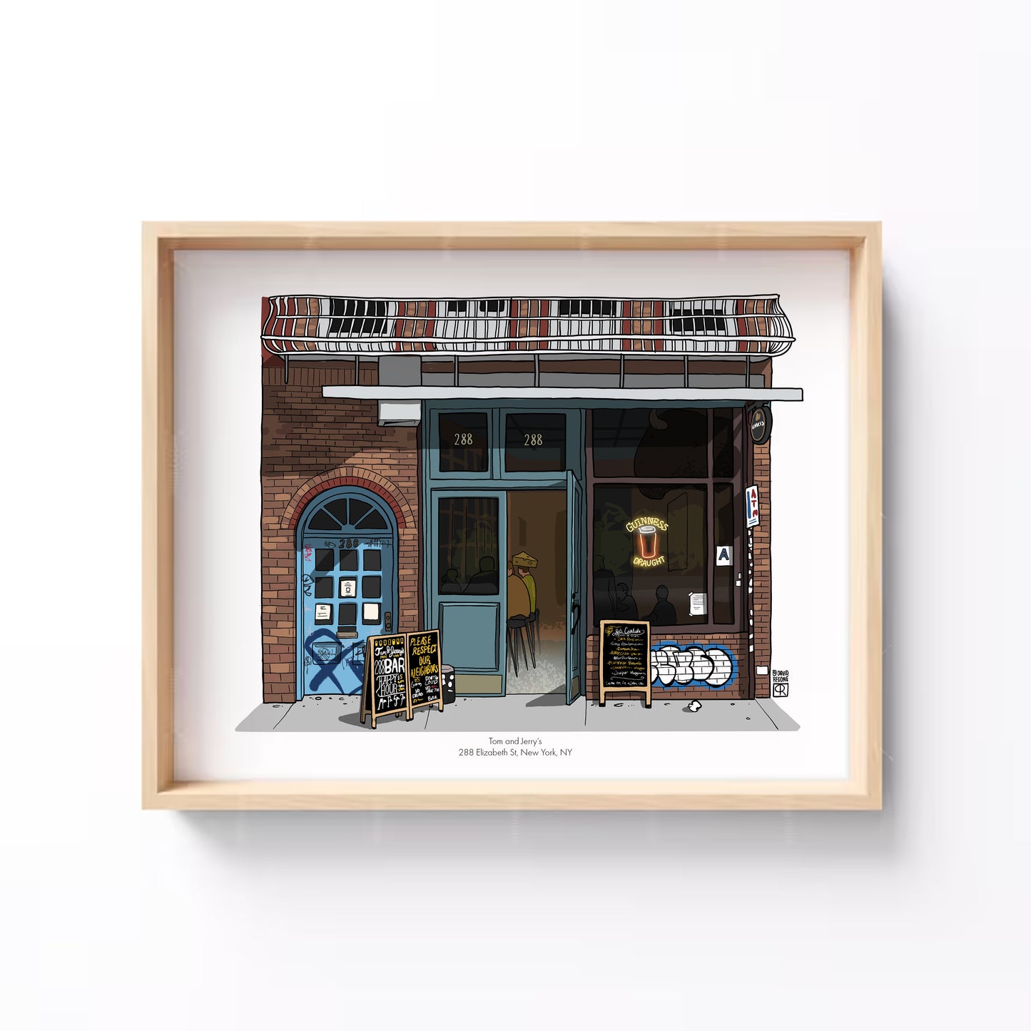 Custom Storefront or House Portrait